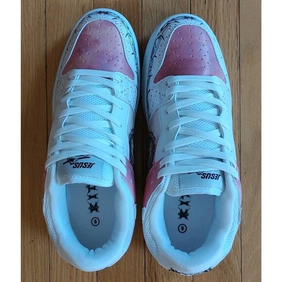 Men's Kito Wares Passion Of Christ Resurrection Day Dunk Low Style Size 8 NIB - Picture 4 of 8